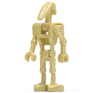 Battle Droid with One Straight Arm